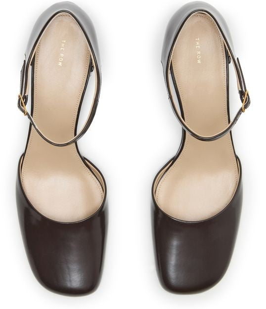 Penelope ankle strap pumps in leather - Image 4