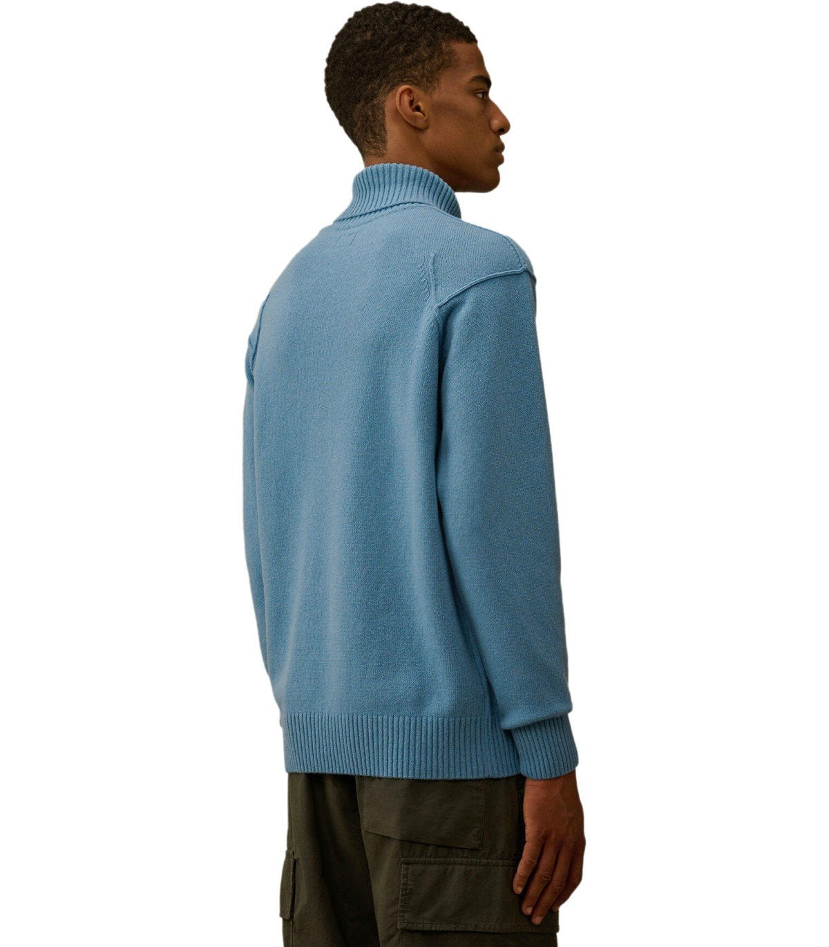 C C.P.会社GRS Aegean Blue Turtleneckセーター - Image 4