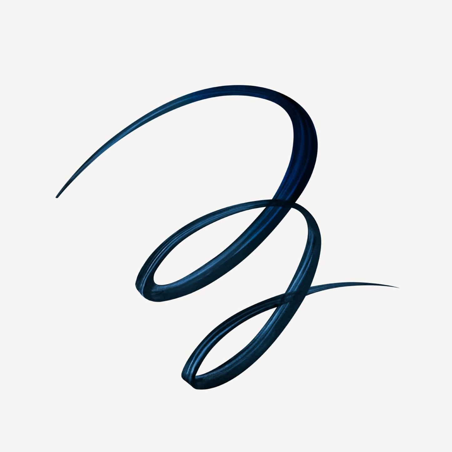 UZU By Flowfushi Eye Opening Liner, Liquid Eyeliner, Hot Water Removable, Alcohol Free, Dye Free, Hypoallergenic, Color: Dark Navy, [2022 New Color]