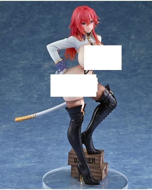Casino Bunny Pink Cat Native 1/6 Scale Figure, Total Height: 5.7 inches (14.5 cm)