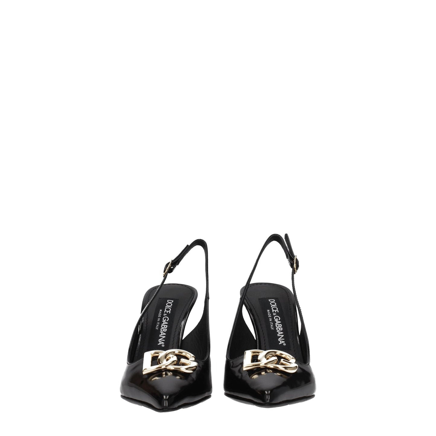 Dolce  Gabbana ドルチェ＆ガッバーナサンダル女性レザーブラック - Image 4