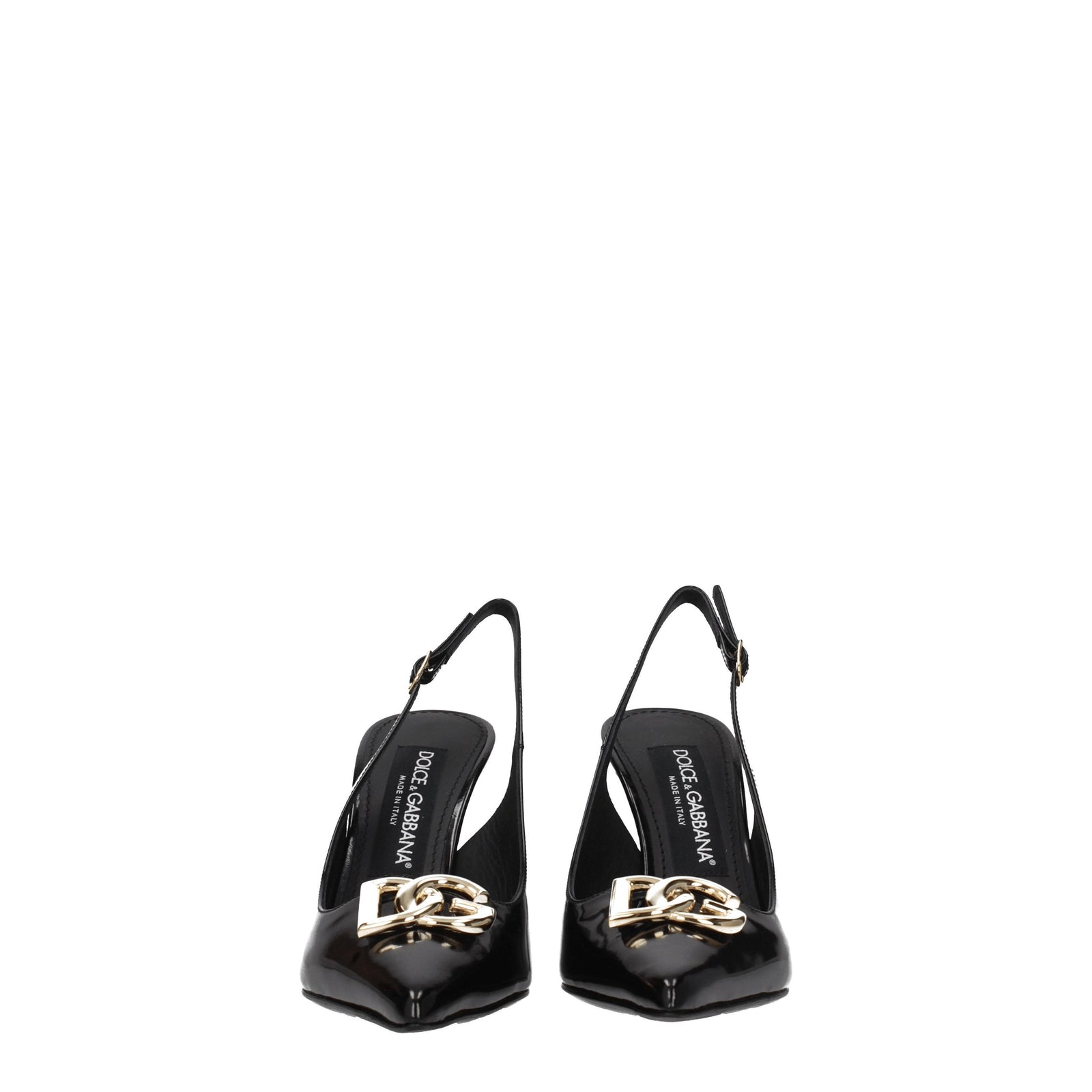 Dolce  Gabbana ドルチェ＆ガッバーナサンダル女性レザーブラック - Image 4
