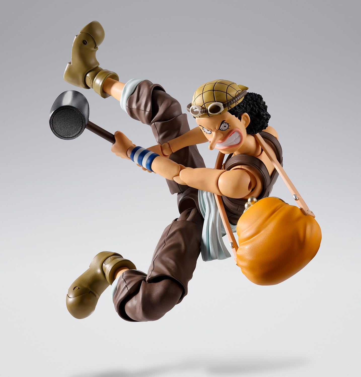 TAMASHII NATIONS S.H. Figuarts One Piece Usopp - Dawn of Adventures, Approx. 5.7 inches (145 mm), PVC & ABS Pre-painted Action Figure