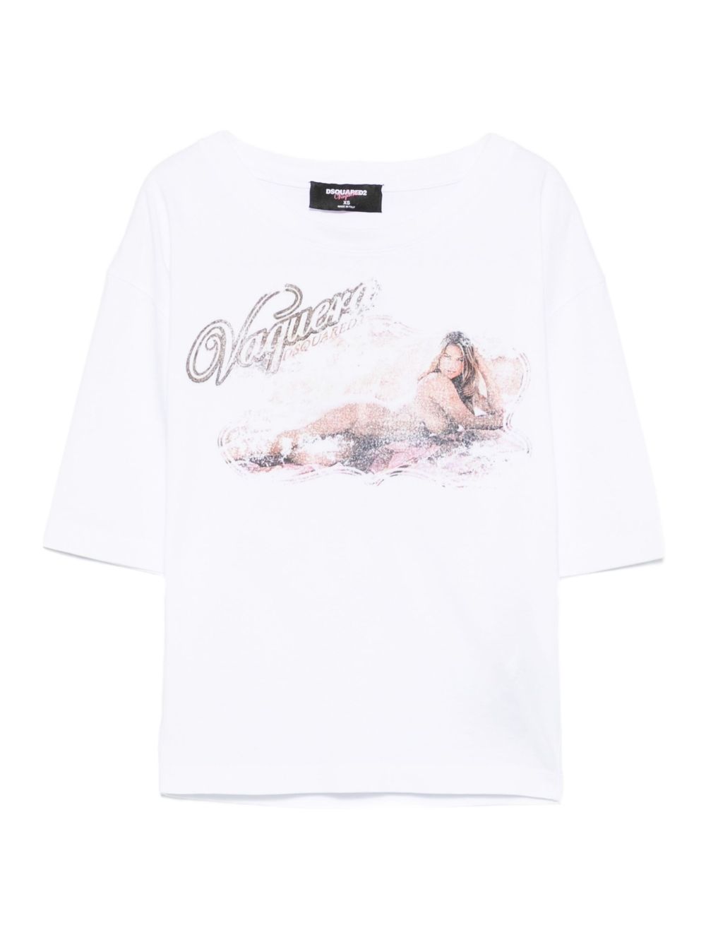 Dsquared2ロゴコットンTシャツ - Image 4