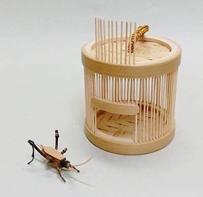 伝統的工芸品 駿河竹千筋細工 ミニ丸虫籠