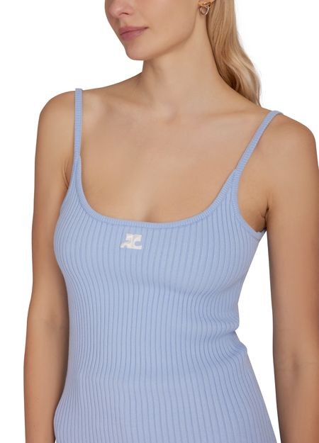 COURREGES リブニット タンクトップ - Image 4