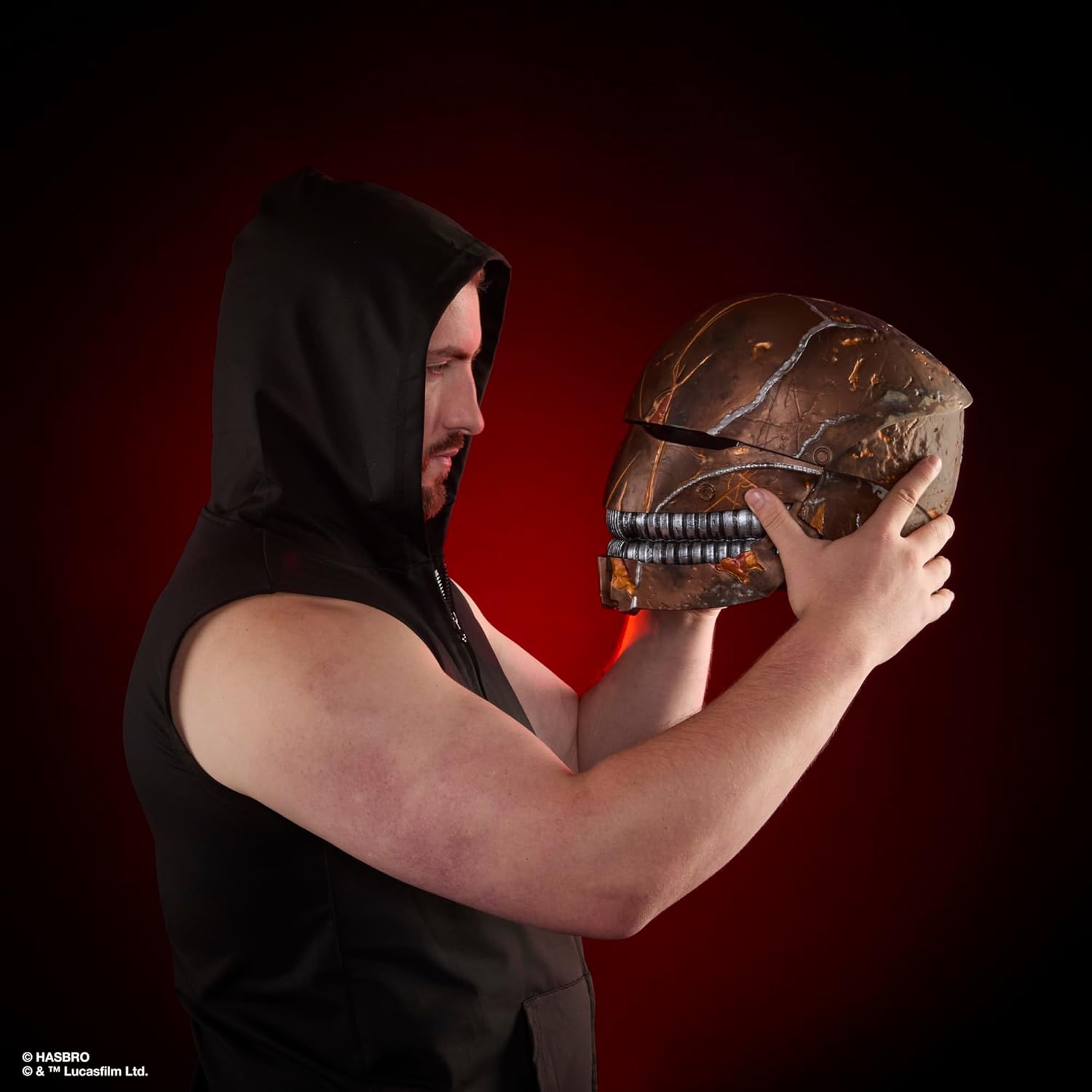 STAR WARS The Black Series The Stranger - Casco electrónico premium, artículo de juego de rol de acólito para edades de 14 años en adelante