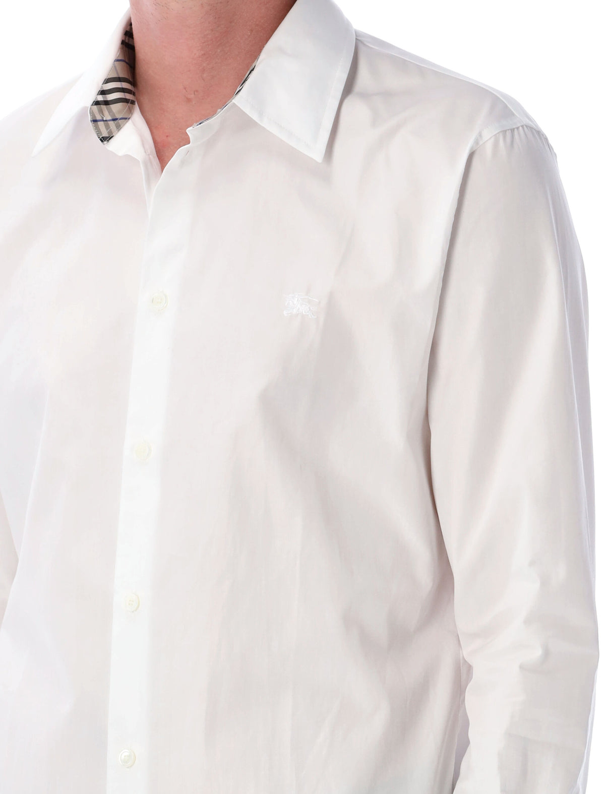 Burberry バーバリーTシャツとポロスホワイト - Image 4