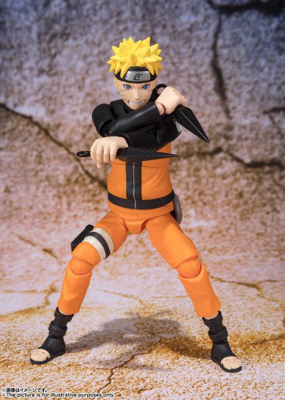 S.H. Figuarts Naruto Shippuden Naruto Uzumaki [BEST SELECTION] Approx. 5.5 inches (140 mm), PVC & ABS Pre-painted Action Figure