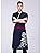 SHOLIND Men's Cooking Clothes + Apron, 2-Piece Set, Sushi, Artisan Clothing, 3/4 Sleeve