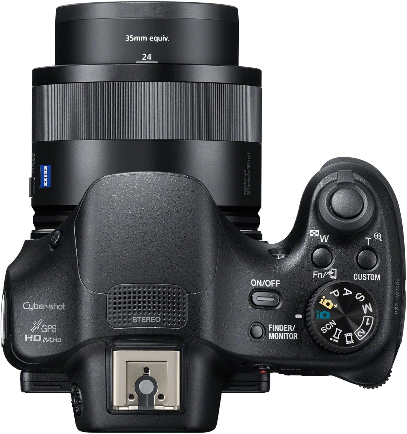 Sony Cyber-shot DSC-HX400V C Digital Camera, 50x Optical Zoom, 20.4 Megapixels, Black