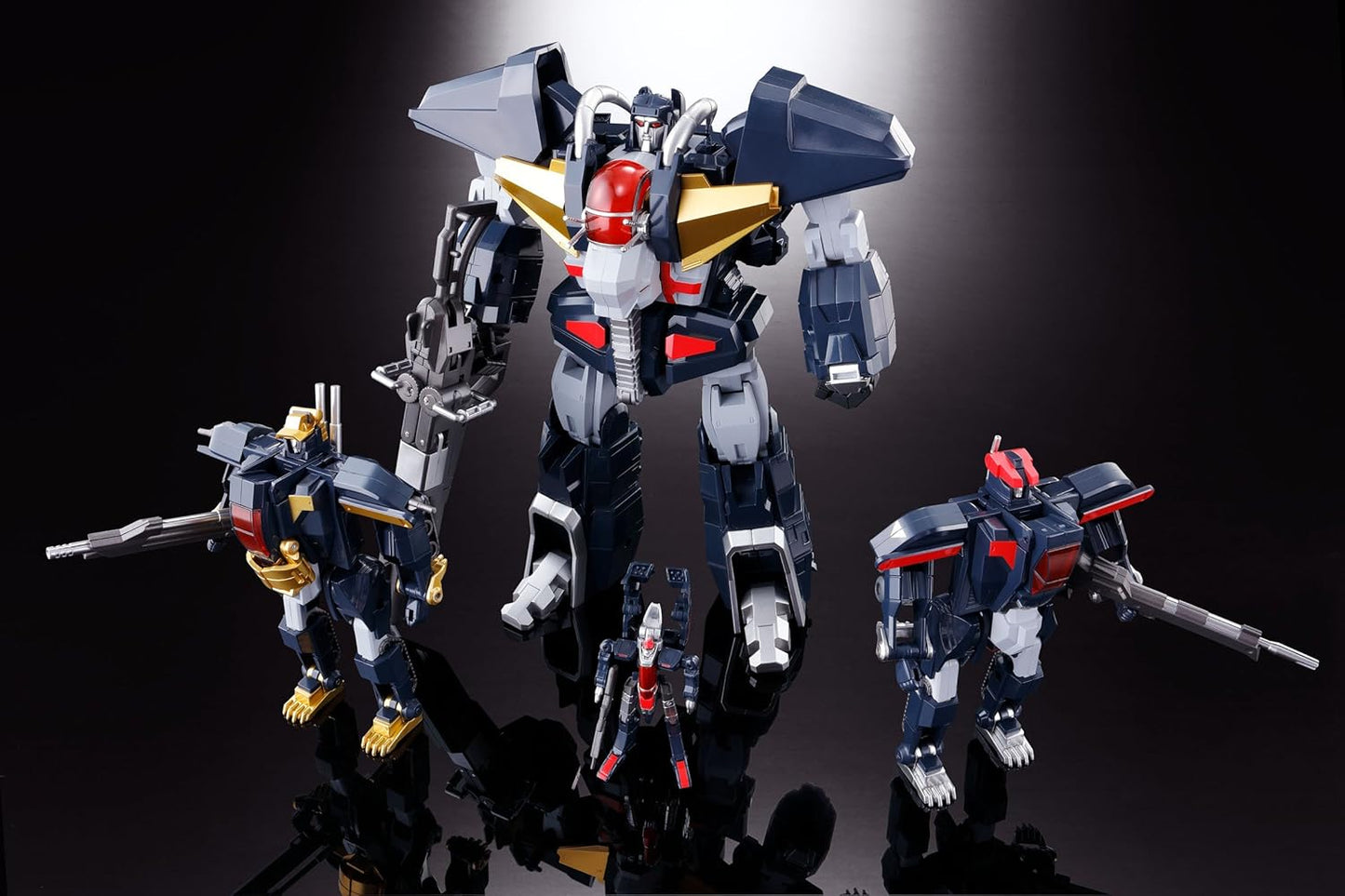 Chogokin Tamashii Dancouga – Super Beast Machine God GX-13R Dancouga (Renewal Version) Approx. 9.8 Inches (250mm) ABS&Die-Cast&PVC Painted Action Figure