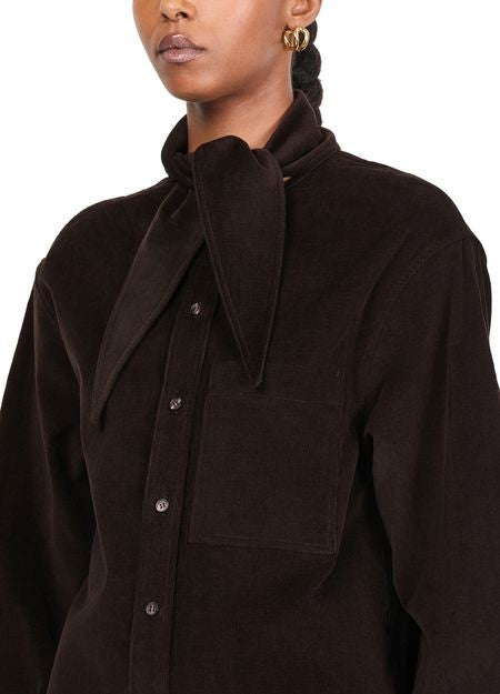 FERRAGAMO Corduroy cotton long sleeves shirt - Image 4