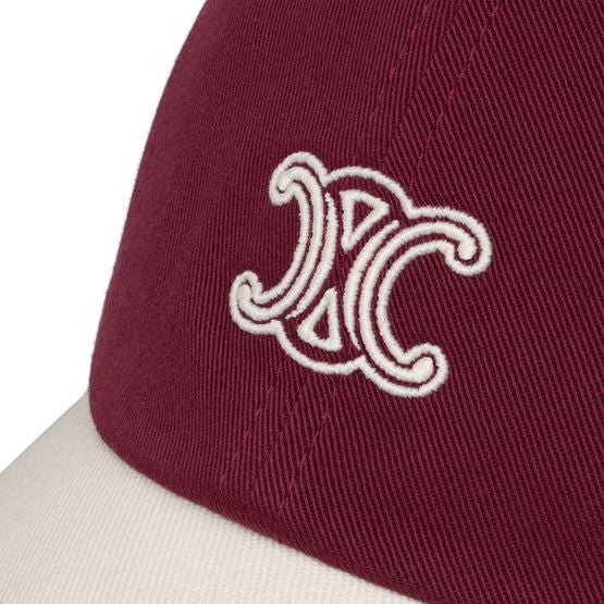 CELINE Triomphe richelieu cap in cotton twill - Image 4