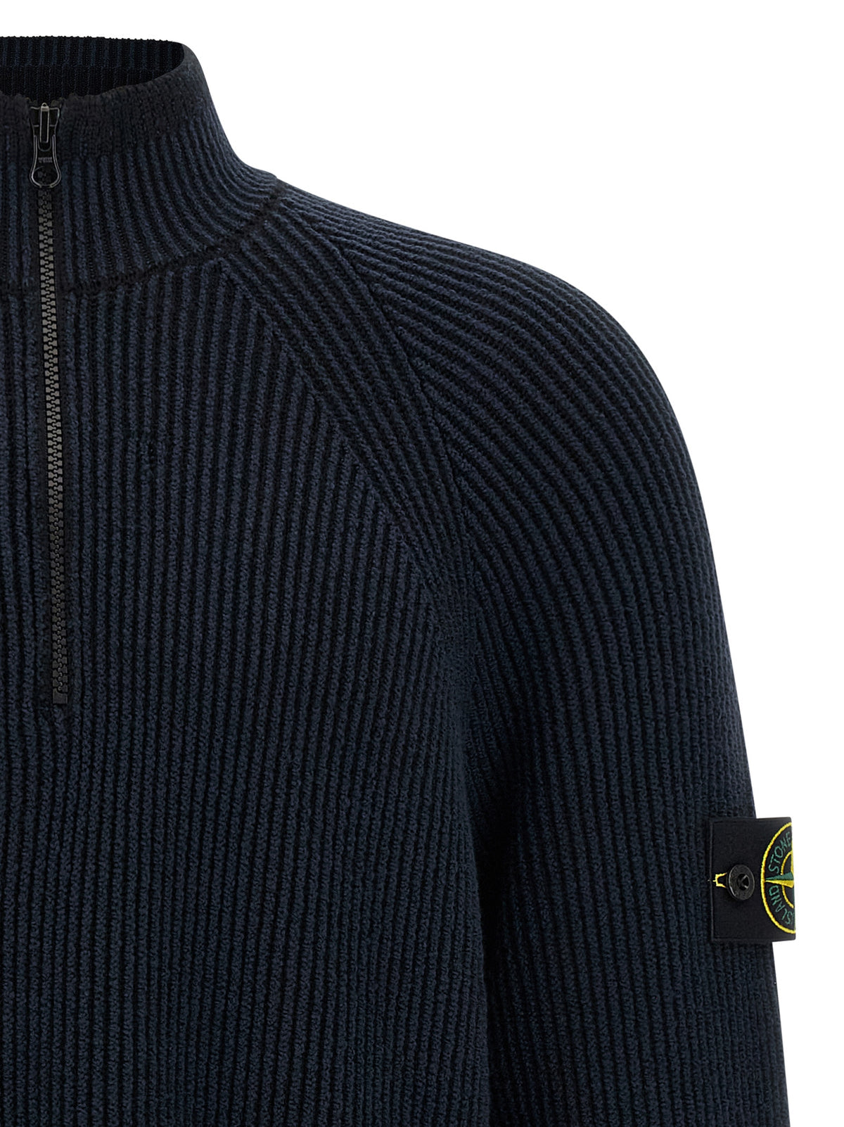 Stone Stone Island Ribbed Cardigan - Image 4