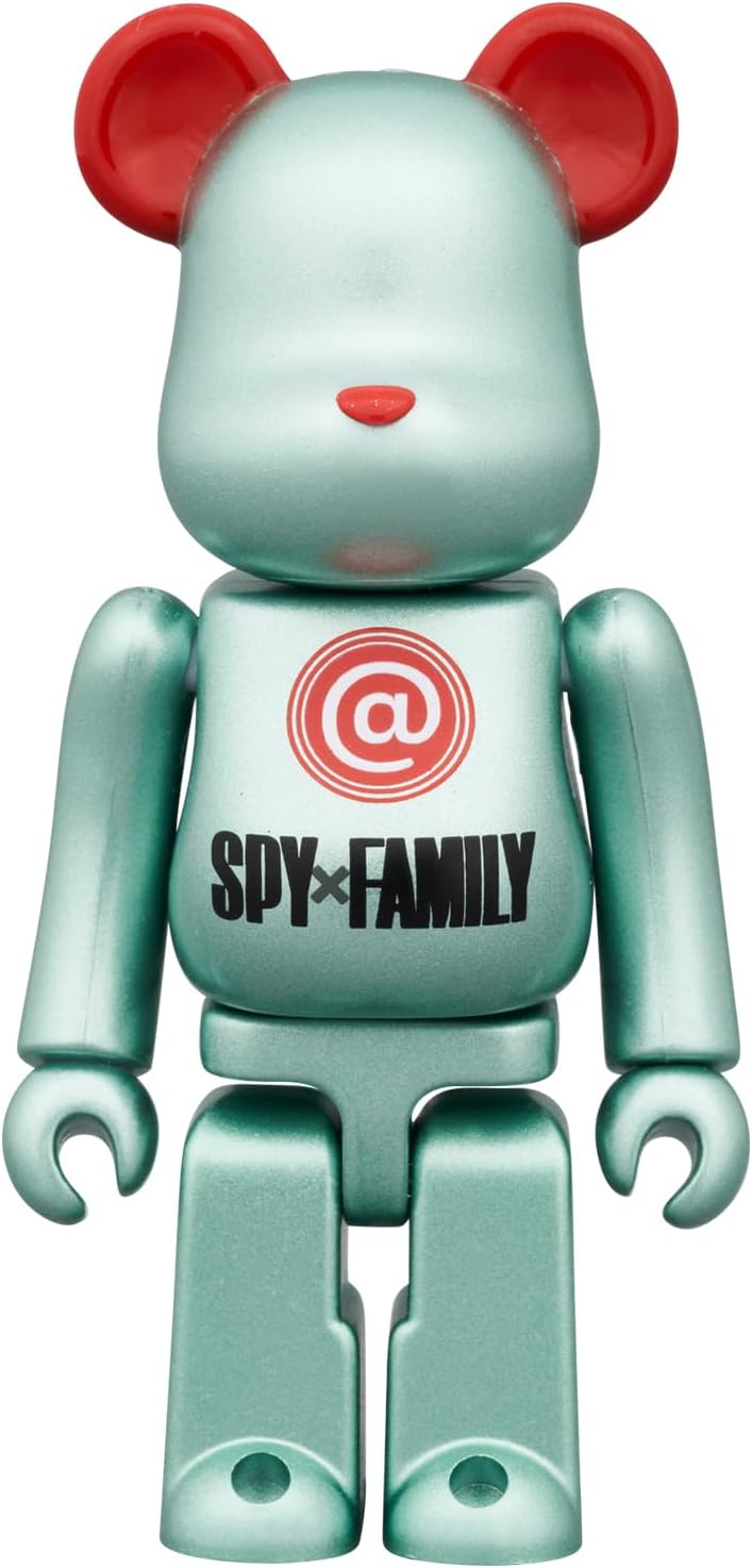 BE@RBRICK SPY x FAMILY Spy Family, 100% 2 PCS Set, Total Height: Approx. 2.8 inches (70 mm), Non-scale, Painted Finished Figure