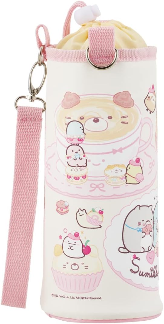 Skater PVPF7-A Water Bottle Cover, Water Bottle Case, Bottle Case, Plastic Bottle Cover, Sumikko Gurashi, Treat Shop, Multi-Size