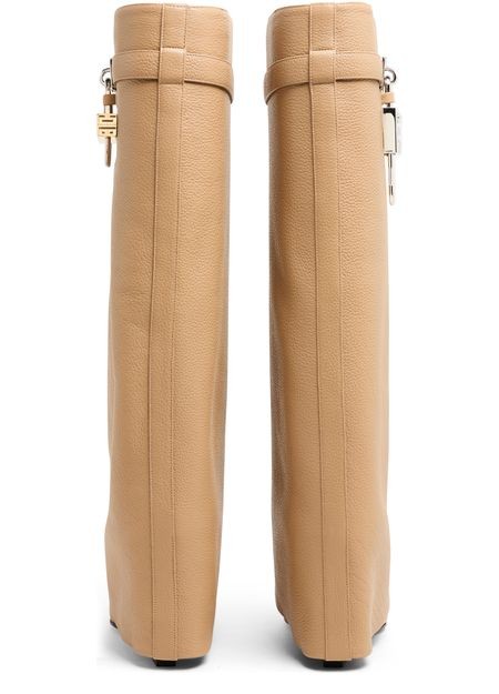 GIVENCHY Shark Lock grained leather boots - Image 4