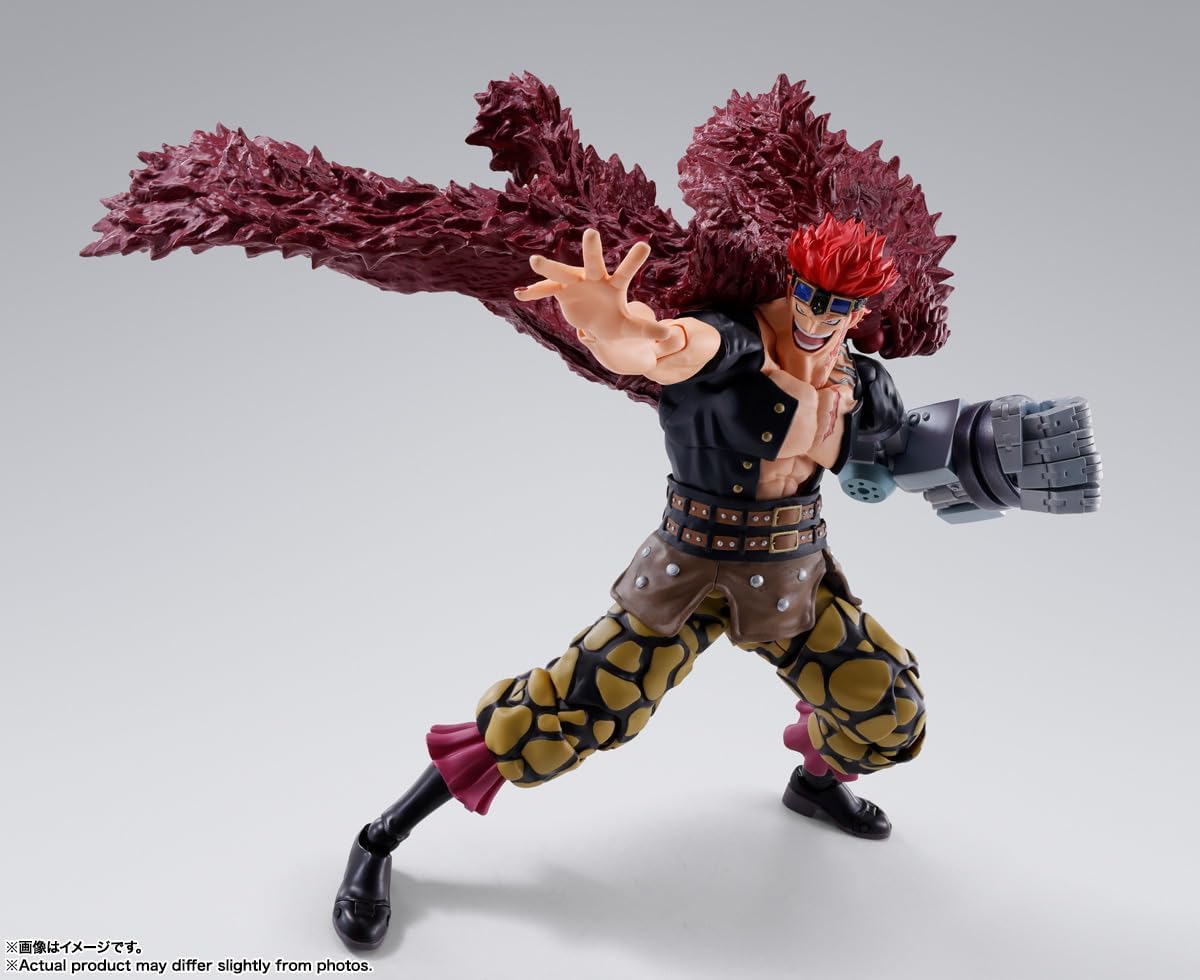 S.H. Figuarts ONE PIECE Eustace Kid - Onigashima Invasion - Approx. 7.1 inches (180 mm), PVC & ABS Pre-painted Action Figure