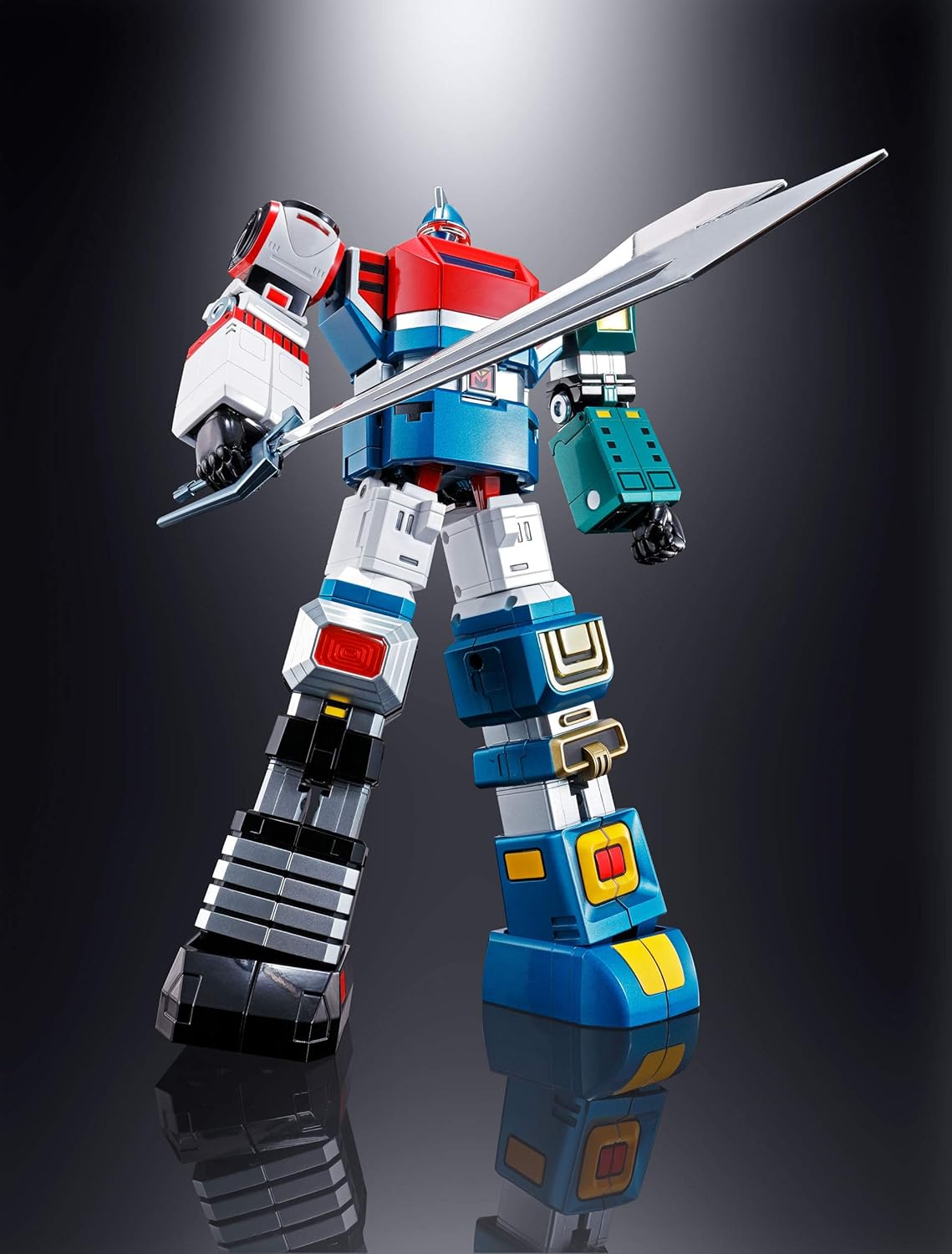 Soul of Chogokin GX-40R Six God Combination Godmars Action Figure, Approx. 11.0 inches (280 mm); Diecast, ABS & PVC; Painted