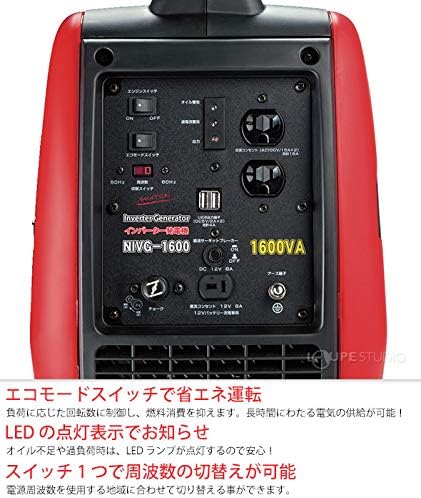 PROMOTE PEG-3200i Inverter Generator, 4 Cycle Gasoline Type, 3.2 kVA High Power Model