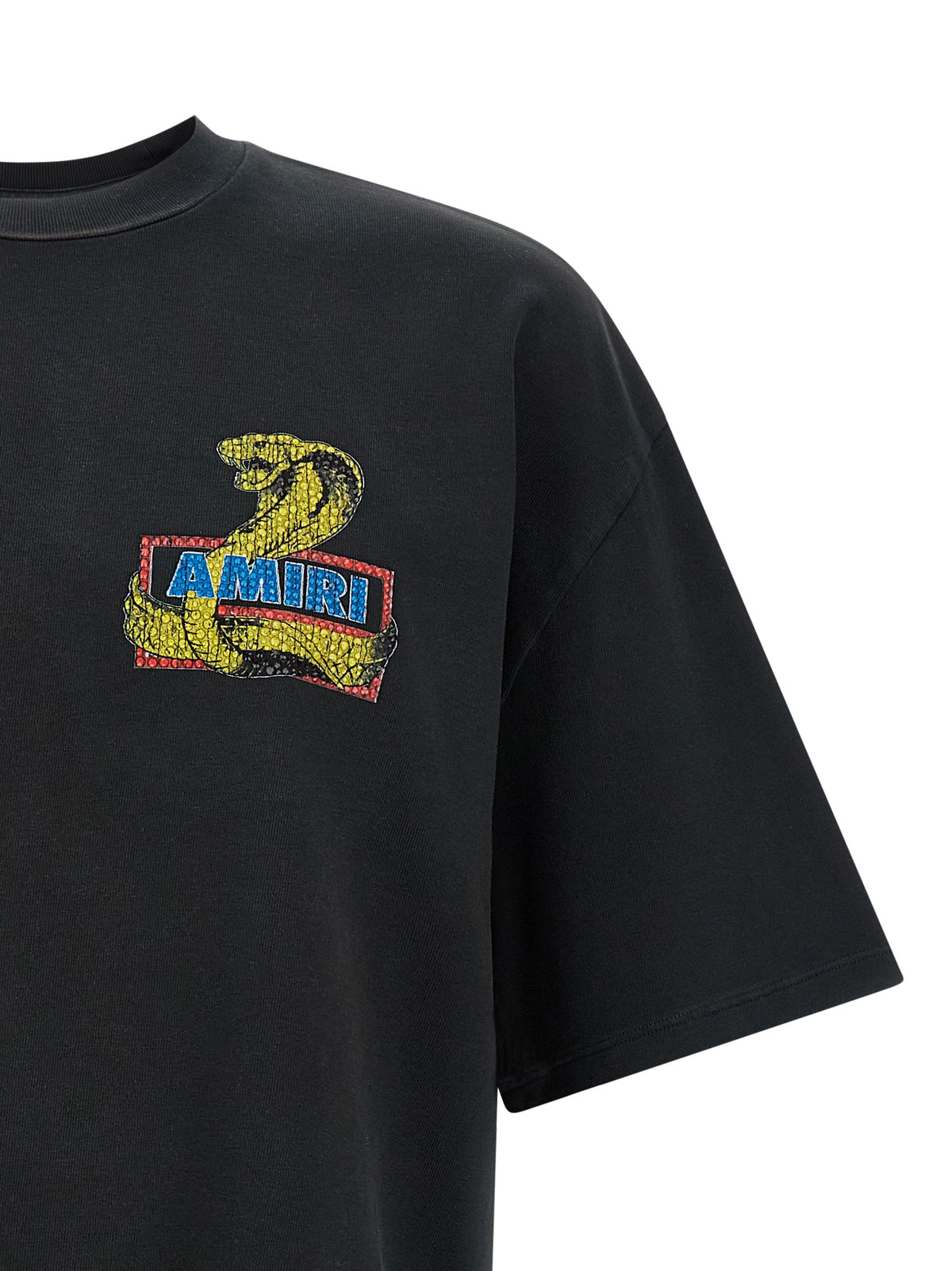 Amiri アミリ 'アミリクリスタルコブラ' Tシャツ - Image 4
