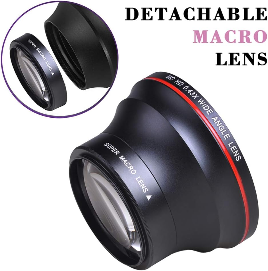 Tectra 0.43x Professional HD Wide Angle Lens (Macro)
