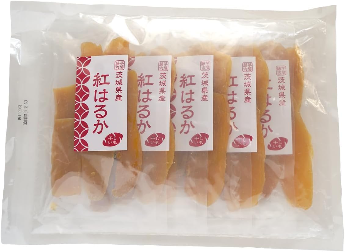 (3.5 oz (100 g) x 5 Bags: Dried Potatoes, Beniharuka Dried Potatoes, Made with Ibaraki Prefecture Sweet Potatoes, 5 Bags of 3.5 oz (100 g)