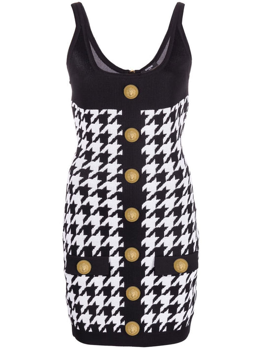 Balmain Paris バルメインパリは短いドレスを編んだ - Image 4