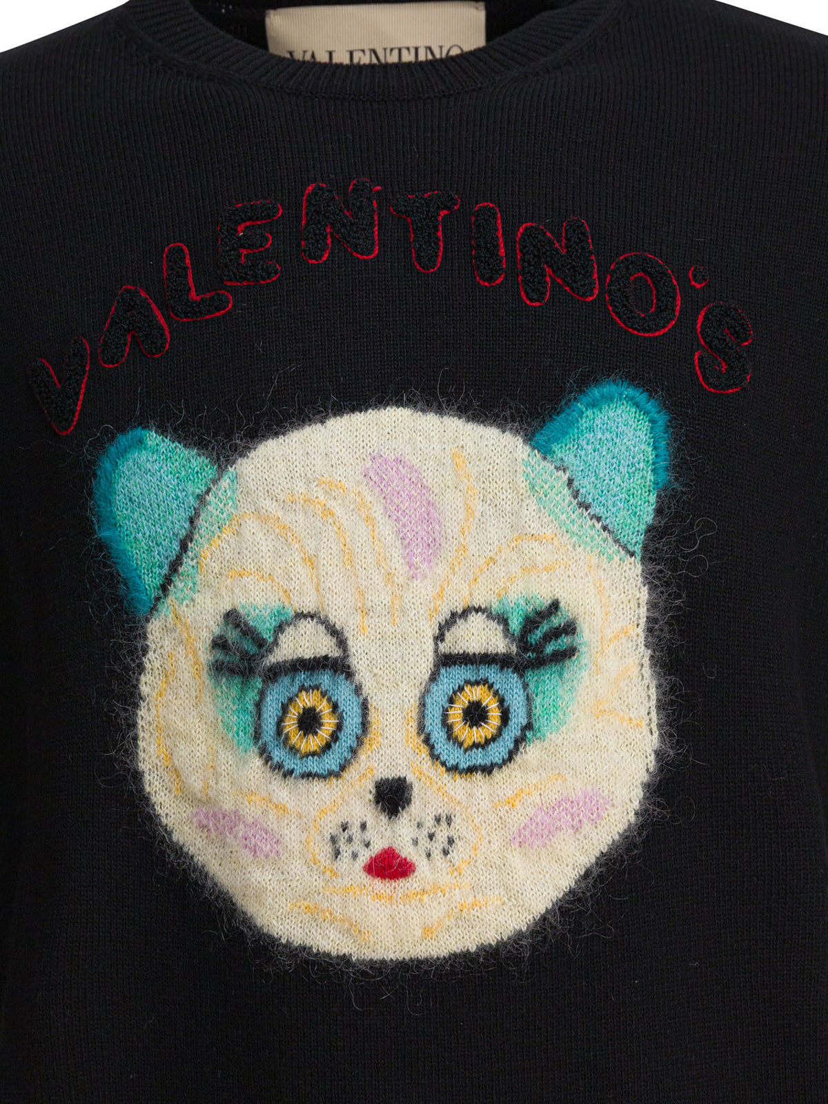 Valentino ヴァレンティノ「Le Chat De La Maison」クルーネック セーター - Image 4
