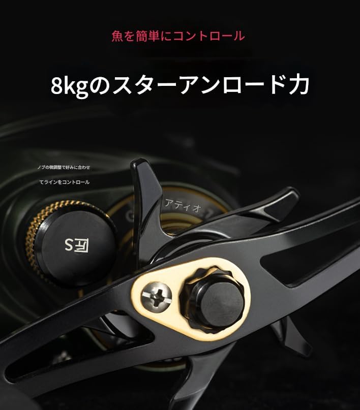 Bait Reel Bait Finesse Reel 6.3:1 Fishing Reel Lightweight Max Drag Speed Ratio 10pcs N48 Strong Magnets for Pool Saltwater Stream Fishing Octopus Fishing Jigging Bass Fishing Bass Fishing