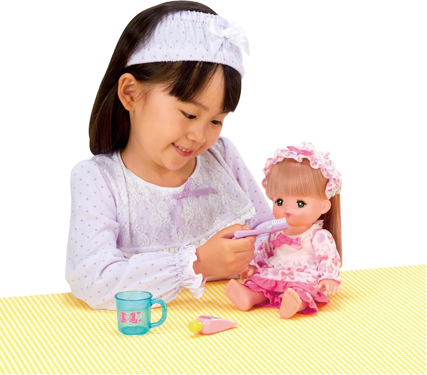 Pilot Mel-chan Doll Set Goodnight Together Set for Ages 3 and Up