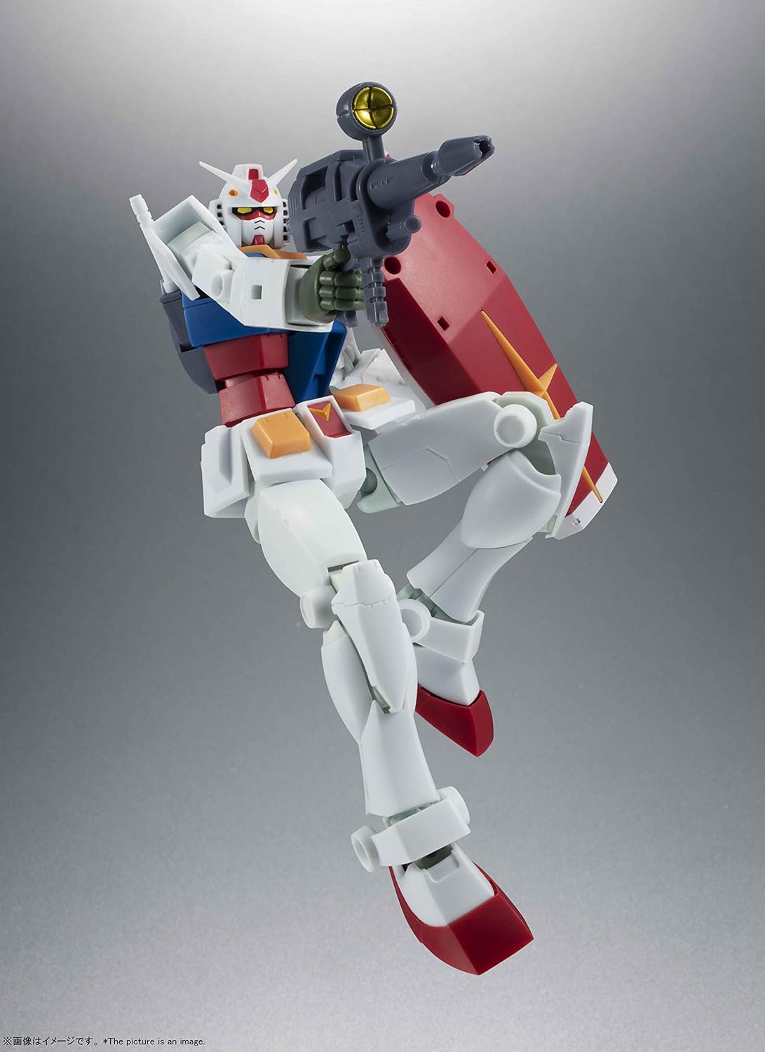 Robot Spirits Mobile Suit Gundam Side MS RX-78-2 Gundam Version A.N.I.M.E. Best Selection, Approx. 4.9 inches (125 mm), ABS & PVC Pre-painted Action Figure