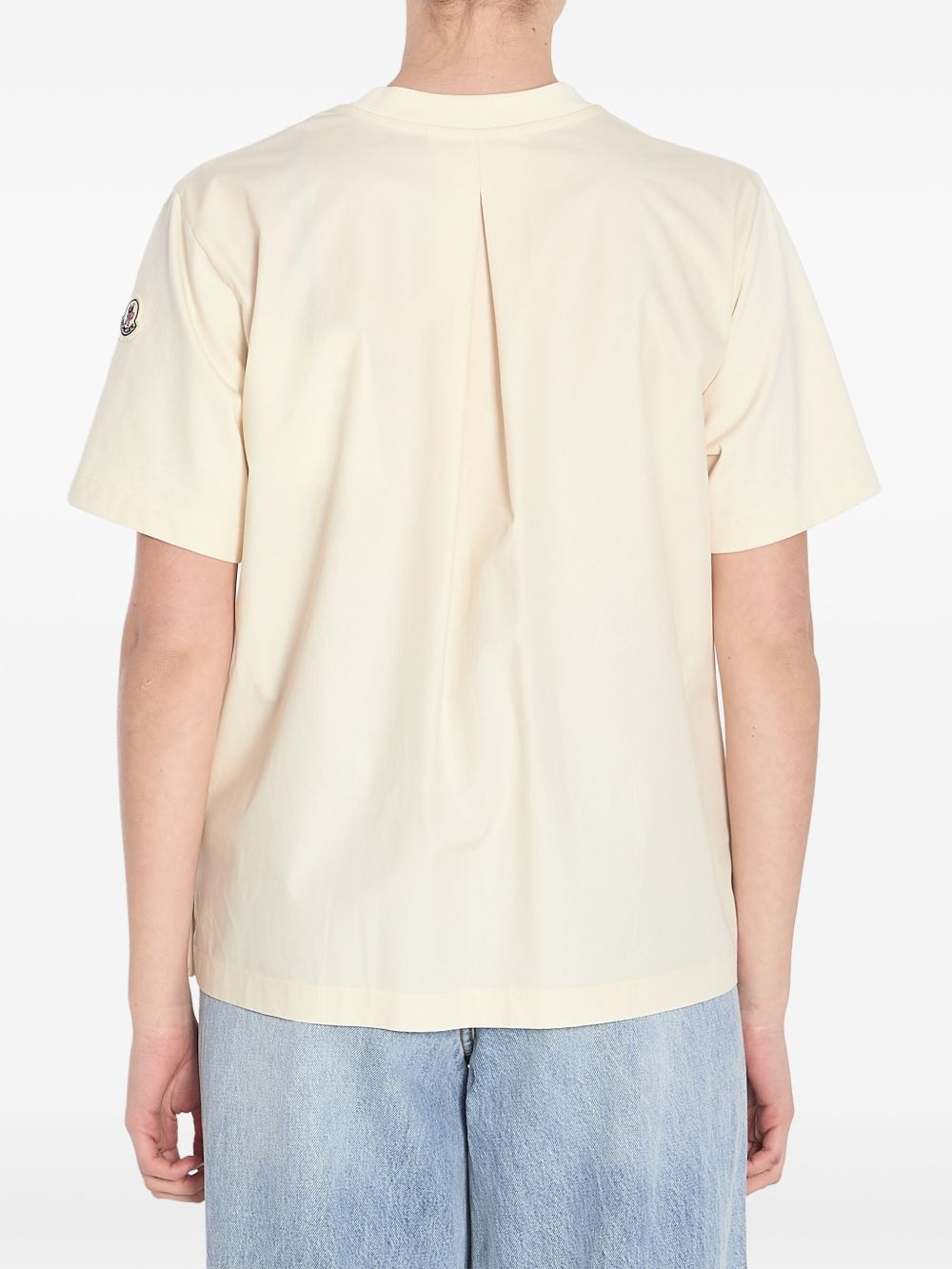Moncler モンクラーロゴコットンTシャツ - Image 4