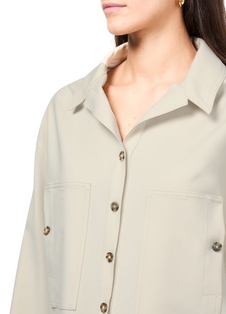 LOULOU STUDIO Lune boxy shirt in virgin wool - Image 4