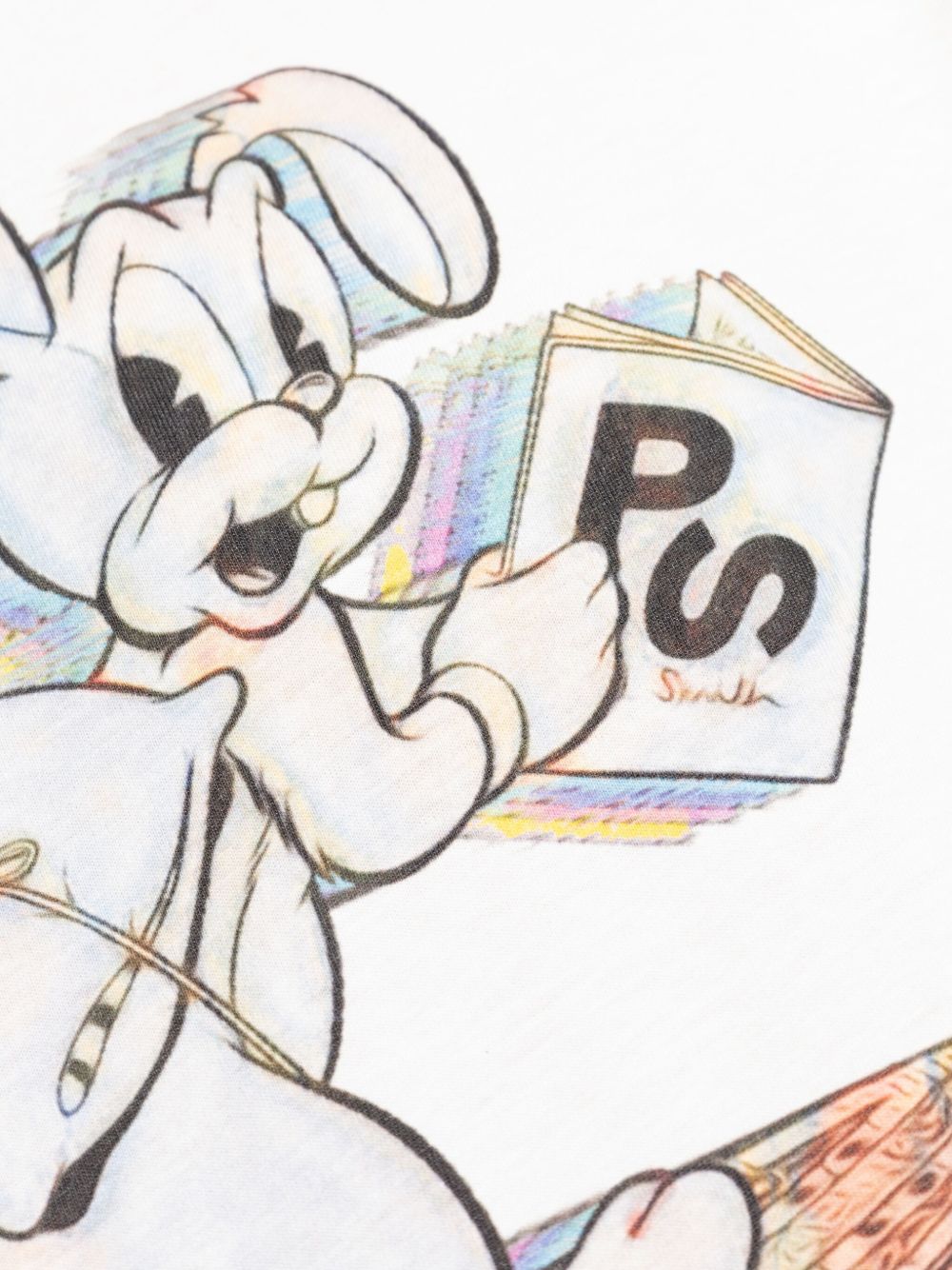 Paul PS By Paul Smith Skate Bunny Cotton Tシャツ - Image 4