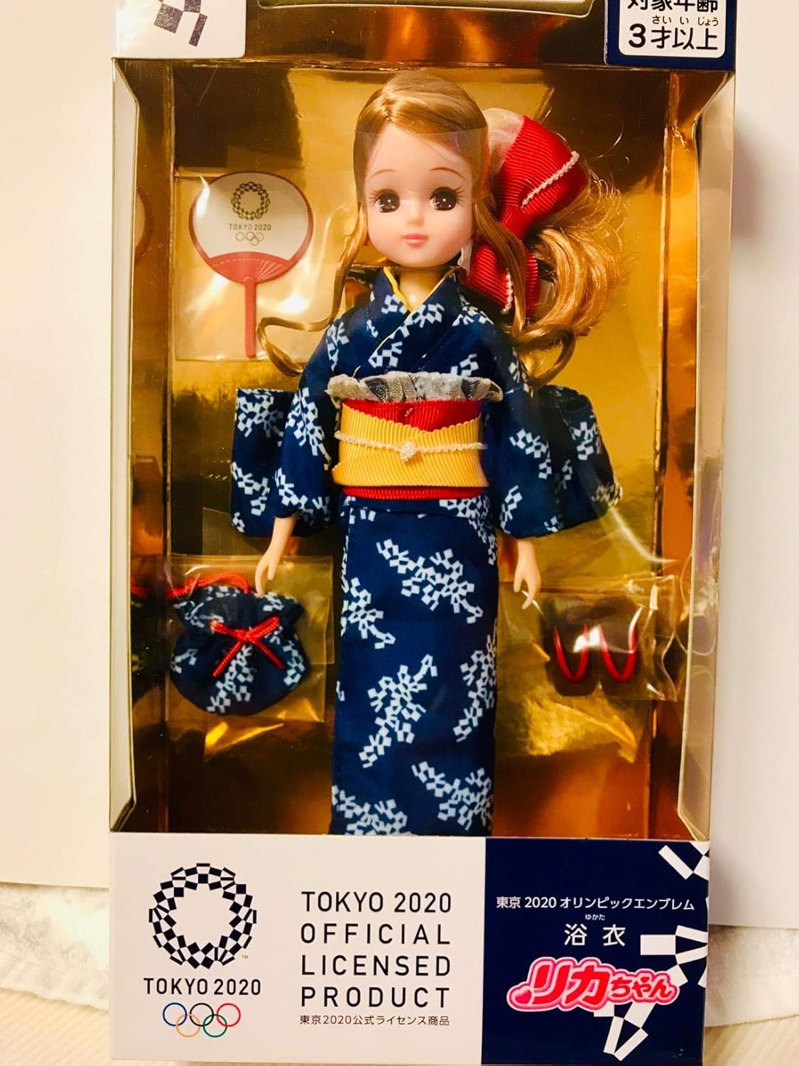 Takara Tomy Rika-chan Yukata Tokyo 2020 Olympic Emblem