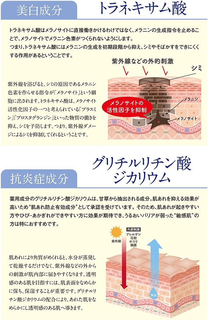 Stain Improvement (Prevents Melanin Production, Prevents Spots and Freckles) All-In-One Medicated Whitening Gel, Shirokara 3.5 oz (100 g), Quasi-drug, Wrinkles, Moisturizing, Blackheads (No Eco Bag)