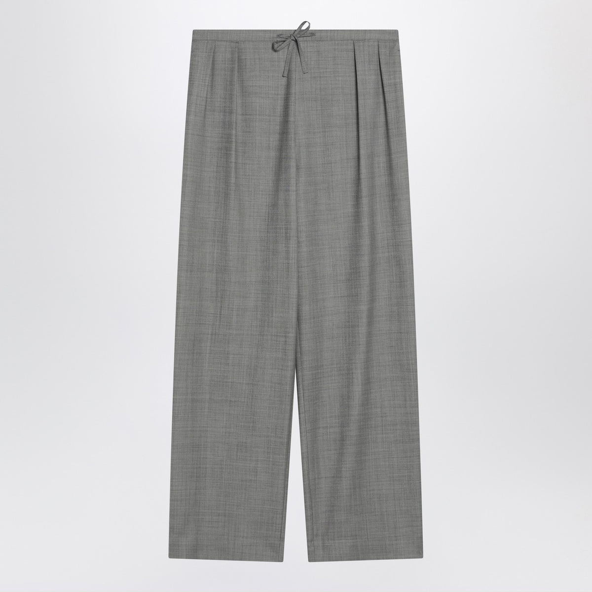 Loulou Loulou Studio Grey Wide Pants With Drawstring - Image 4