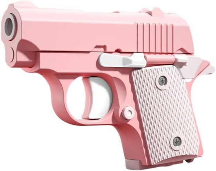 jwyndsq Gravity Fidget Gun Toys 3D Printed Mini Handgun Toy Gun Stress Toy Blow Back Stress Reliever No Firing Stress Relief Toy For Ages 3 Years Old And Up Stress Relief Toy Playful Entertainment Toy