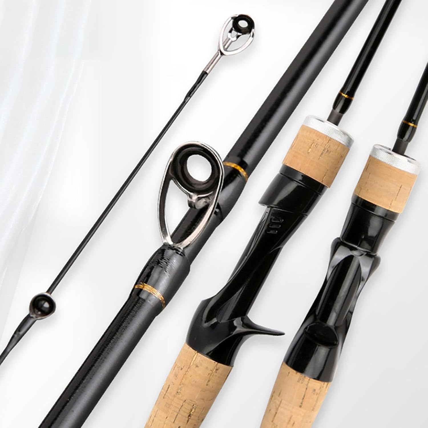T Tooyful Fishing Rod Fishing Rod Lure Rod Powerful Casting & Spinning Rod 5 Section Rod Split Design for Freshwater Saltwater Surf