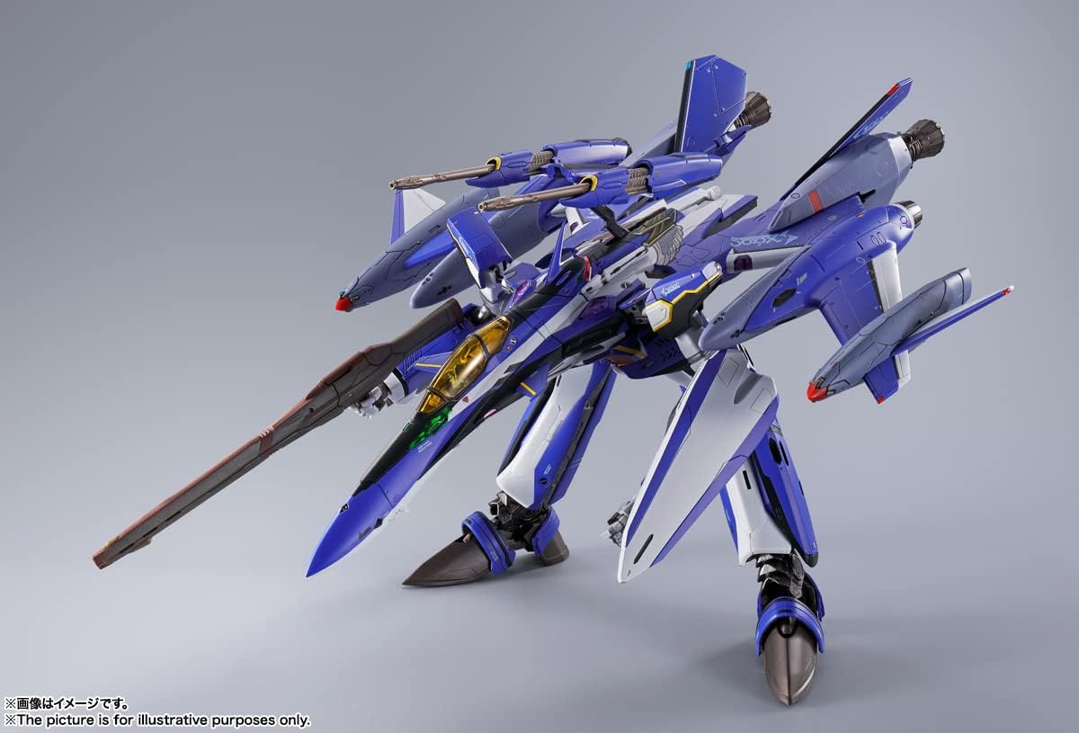 TAMASHII NATIONS DX Super Alloy Movie Version Macross Delta Absolute LIVE!!!!!! YF-29 Durandal Valkyrie (Maximilian Jenius Machine) Full Set Pack, Approx. 8.7 inches (220 mm) ABS & Die Cast