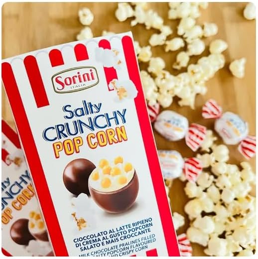 Sorini Sorini Salty Cranky Popcorn Flavored Chocolate 5.3 oz (150 g)