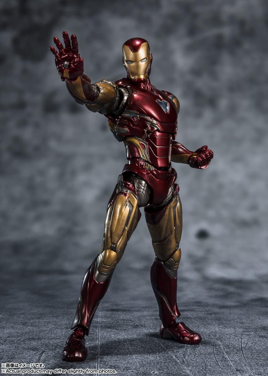 BANDAI SPIRITS S.H. Figuarts Avengers End Game Iron Man Mark 85 - FIVE YEARS LATER ~ 2023 EDITION - (THE INFINITY SAGA) Approx. 6.3 inches (160 mm), PVC & ABS, Pre-painted Action Figure