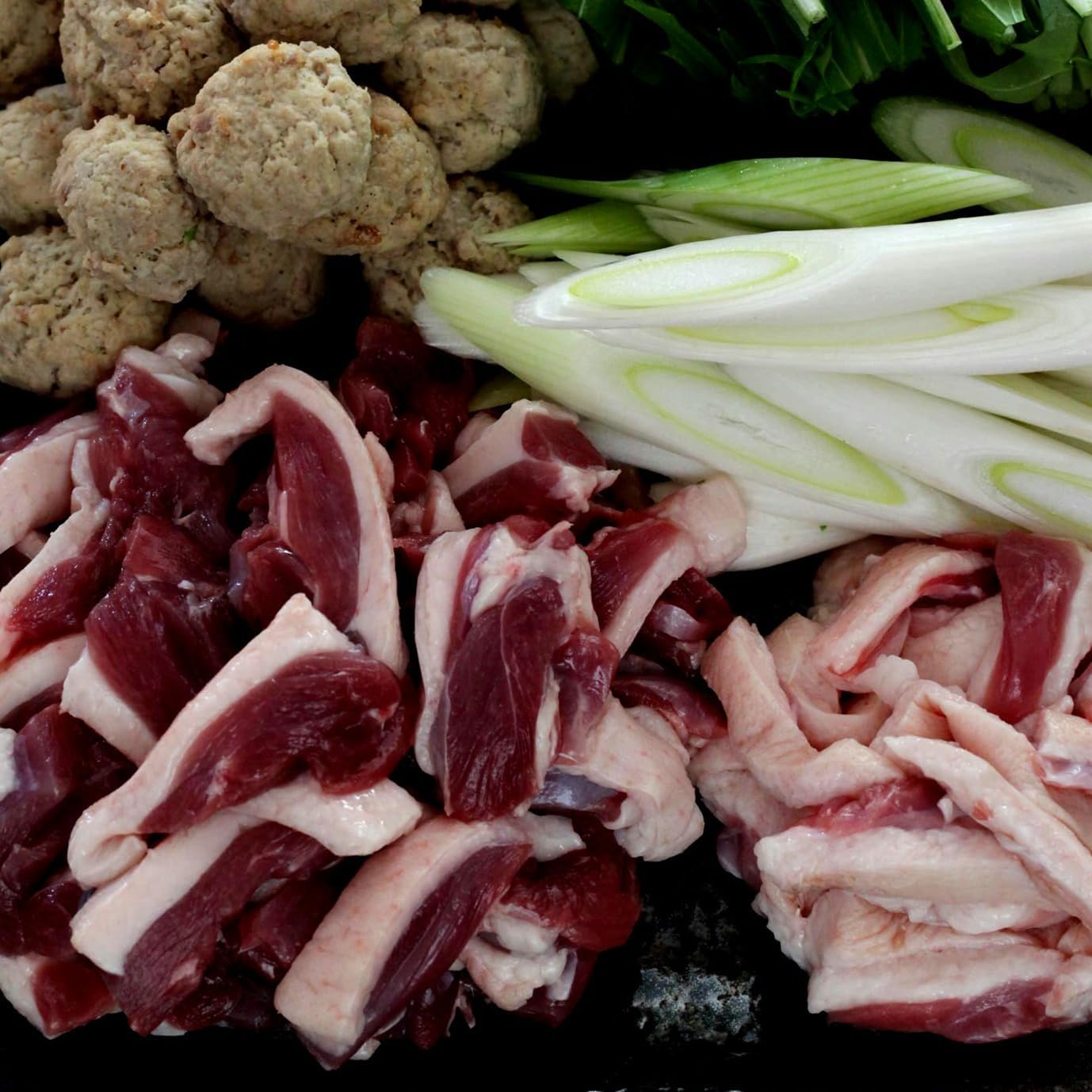 Toyoshiro Iwate Prefecture Tanohata Village Antibiotic-Free Raised 【Iwate Gamo】 Duck Feast Duck Hot Pot Set (410g (serves 2))
