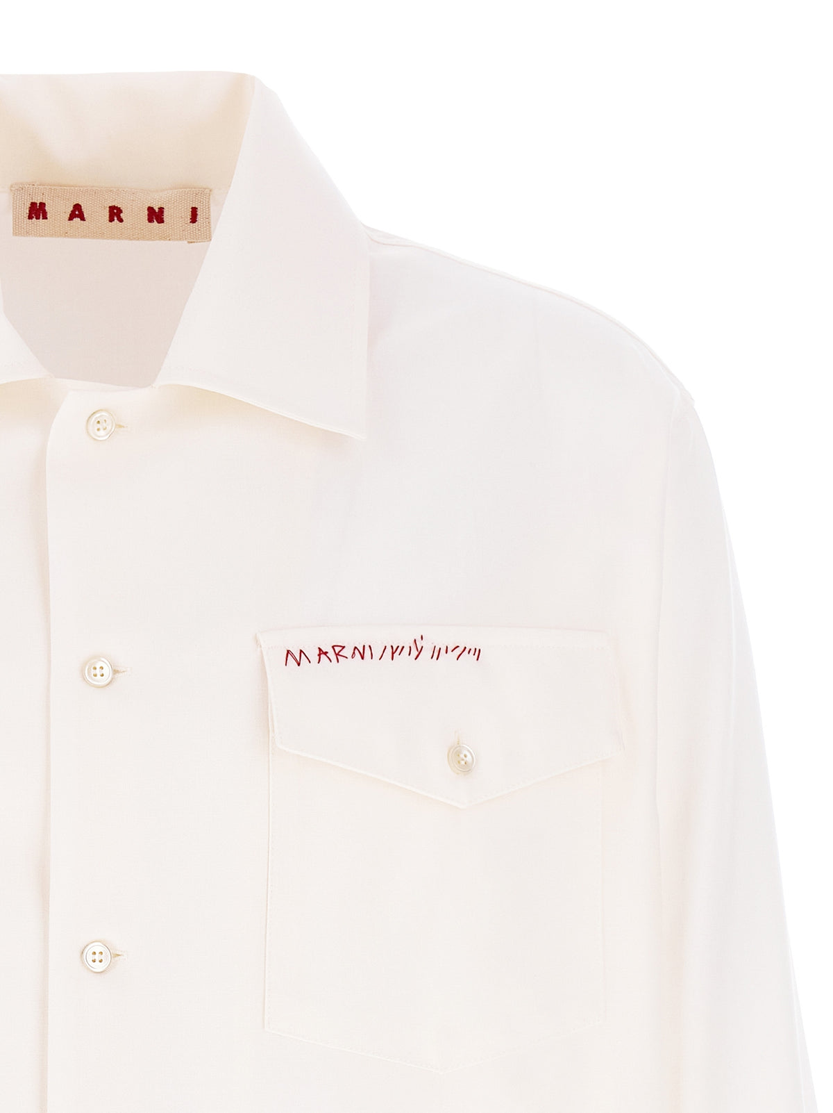 Marni Marni 'Tropical' Wool 'シャツ - Image 4