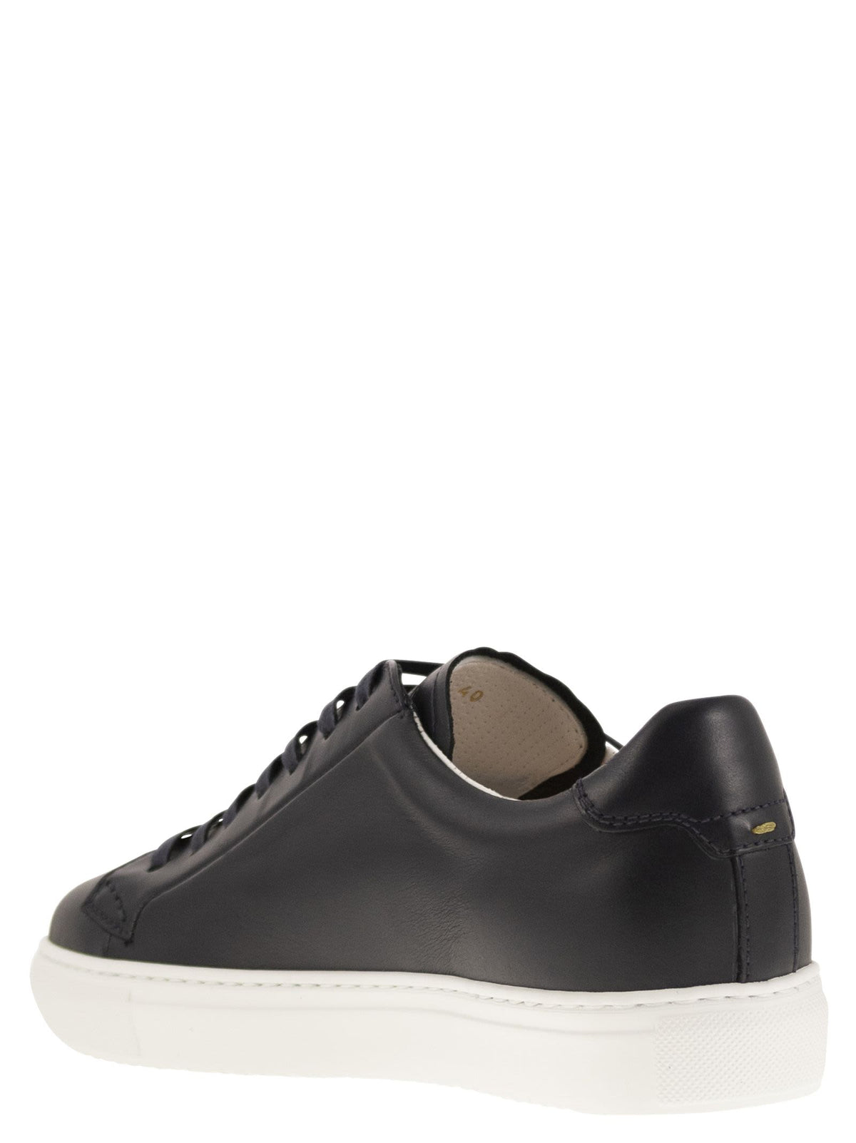 Doucals ドゥーカル 'S 滑らかな革のトレーナー - Image 4