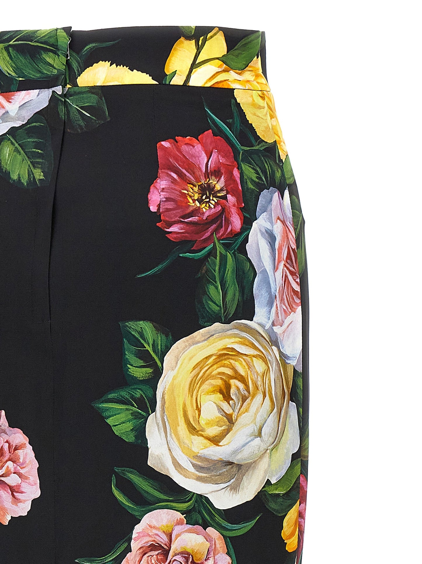 Dolce  Gabbana ドルチェ＆ガッバーナ花柄のロングエットスカート - Image 4