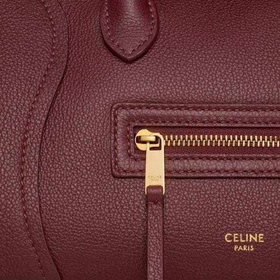 CELINE Small New Luggage in grained calfskin - Image 4