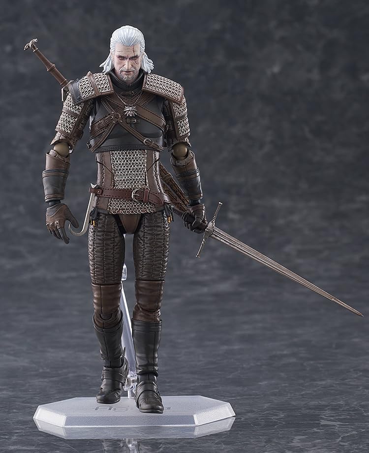 Max Factory Figma The Witcher 3 Wild Hunt Geralt Non-Scale Plastic Pre-Painted Action Figure
